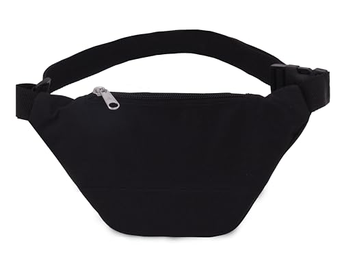 Everest Signature Waist Pack - Large, Black, One Size,044XLD-BK