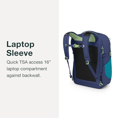 Osprey Daylite 35L Travel Pack – Lightweight and Versatile Carry-On Backpack for Weekend Travel, Hiking, or Daily Commute – Durable, Streamlined Design with Ample Storage, Night Shift Blue