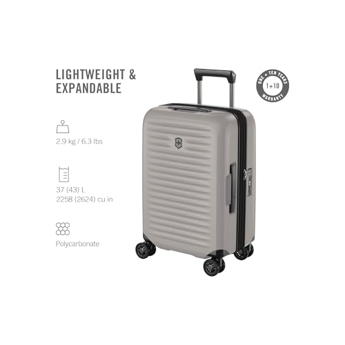 Victorinox Airox Advanced Hardside Frequent Flyer Carry-On - Stone White