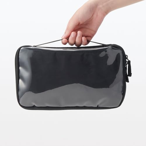 MUJI NDG11A3A Collection Case A5 Slim, Black, Approx. Width 10.4 x Height 6.1 x Depth 1.0 inches (265 x 155 x 25 mm)