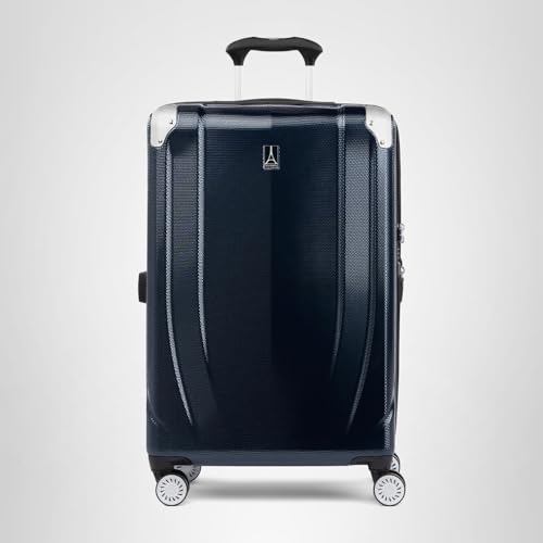 Travelpro Pathways 3 Hardside Expandable Luggage, 8 Spinner Wheels, Lightweight Hard Shell Suitcase, Carry On 21 Inch, Royal Blue