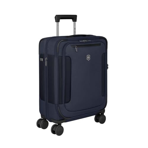Victorinox Werks Traveler 7.0, Global Carry-On, 8-Wheel Softside Expandable Cabin Case, Navy Blue