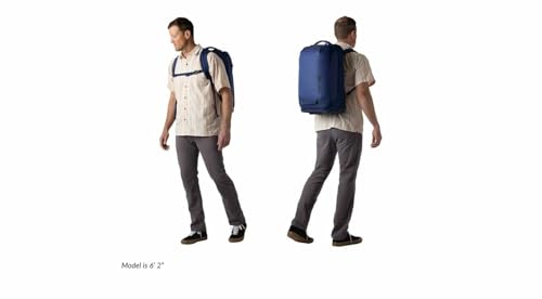 Eagle Creek Expanse 2-Wheel 21.25" Convertible International Carry-On Luggage – Backpack Straps – Durable, Water-Resistant, Lightweight – Travel-Ready Suitcase – Pilot Blue