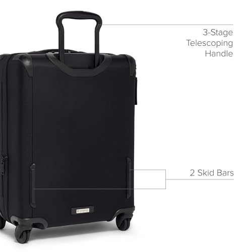 TUMI - Aerotour 4 Wheel Expandable Luggage - Men's and Women's Lightweight Business and Leisure Travel Suitcase - 21.75" Continental Expandable Carry-On, Black