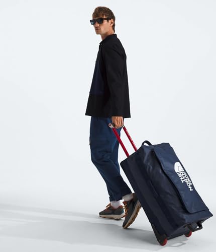 THE NORTH FACE Base Camp Voyager Roller, Shady Blue/Summit Navy, 94 Liters
