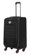 Harley-Davidson 26 in. Cruiser Soft Sided Expand Spinner Wheeling Luggage, Black