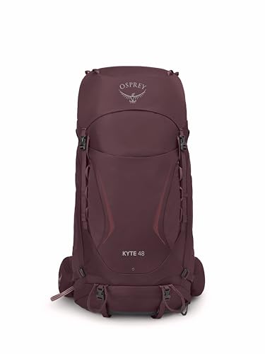 Osprey Kyte 48L Women's Backpacking Backpack with Hipbelt, Elderberry Purple, WM/L