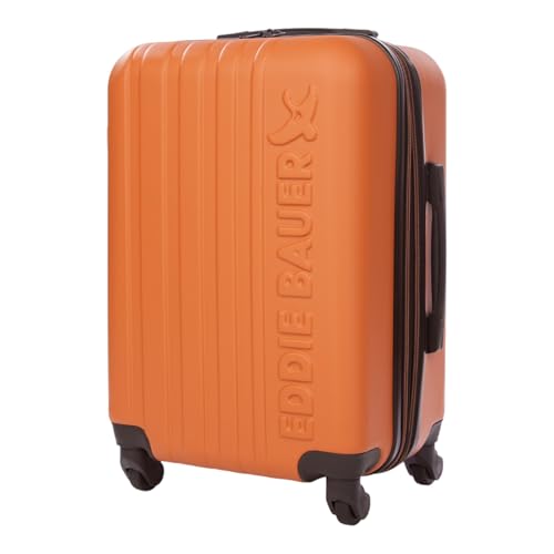 Eddie Bauer Flatiron Carry-On 22" Luggage | Hardside | Spinner Wheels | Expandable | Lightweight | Travel Essentials - Paprika