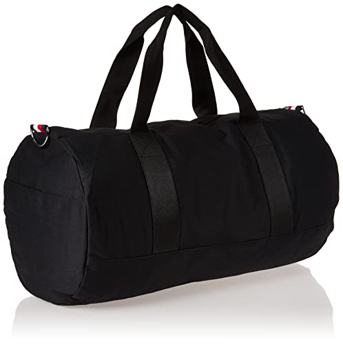 Tommy Hilfiger mens Ardin Duffle Bag, Th Deep Black, One Size US