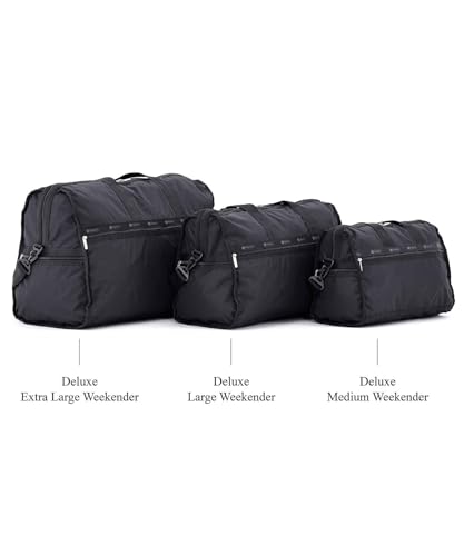 LeSportsac 4318 Boston Deluxe MED Weekender, thunder, One Size