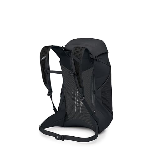 Osprey Hikelite LT 30L Hiking Backpack - Lightweight Travel Daypack with Rain Cover for Men and Women, Black