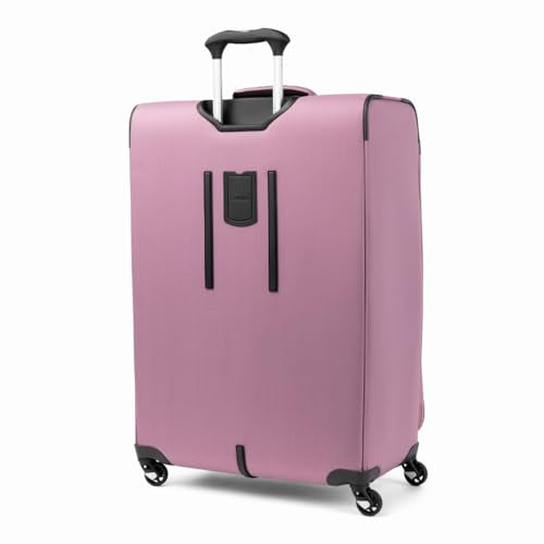 Travelpro Maxlite 5 Softside Expandable Luggage with 4 Spinner Wheels, Lightweight Suitcase, Men and Women, Orchid Pink Purple, Checked-Large 29-Inch