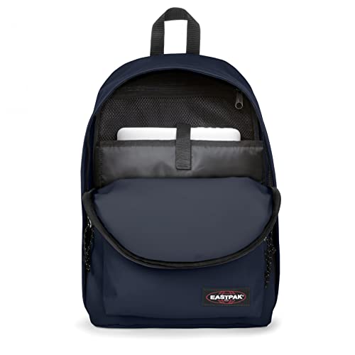 EASTPAK Out Of Office – 31L Backpack with Dual Compartments, 14-inch Laptop Tablet Sleeve, Utility Pocket, Bottle Holder, Ultra Marine