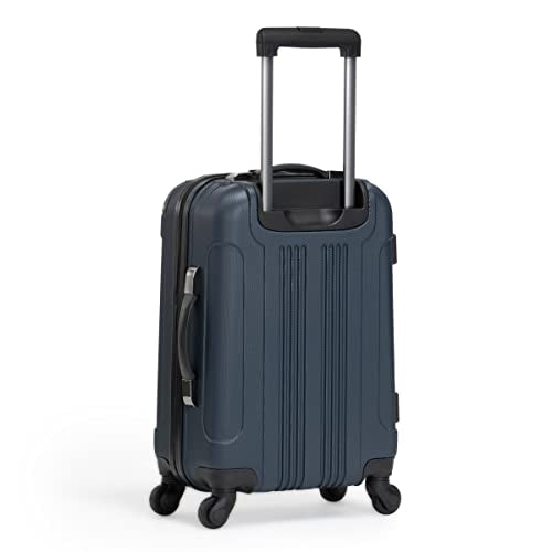 Kenneth Cole REACTION Out of Bounds Lightweight Hardshell 4-Wheel Spinner Luggage, Naval, 28-Inch Checked