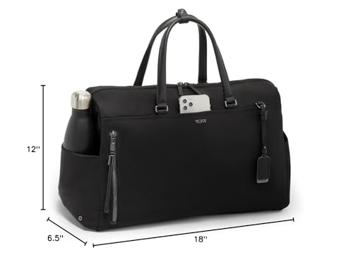 TUMI - Voyageur Venice Duffel - Aesthetic Travel Duffel Bag for Women - Multicompartment Weekender Ladies' Bag - Black/Gunmetal