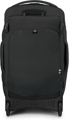 Osprey Sojourn Shuttle 30"/100L Wheeled Duffel Luggage – Rugged, High-Capacity Travel Bag with Oversized Wheels and Reinforced Frame – Built for Long-Haul Travel and Gear Protection, Black
