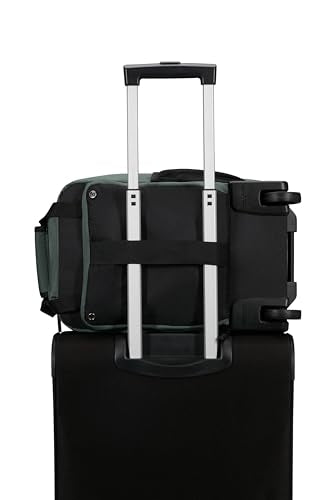 American Tourister Take2Cabin - easyJet Cabin Bag 36 x 20 x 45 cm, 38 L, 0.80 kg, Hand Luggage, Airplane Backpack M Underseater, Green (Dark Forest), 40 x 25 x 20 cm (Wheeled), Ryanair Cabin Bag on