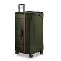 Briggs & Riley 32" Extra Large Trunk Spinner - Checked Luggage for Travel, Suitcases with Wheels, Hardside Rolling Bag for Men & Women, Self-Repairing Zipper - Torq Collection, Hunter Green