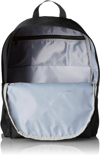 Amazon Basics Backpack for School, Travel, Study with Padded Adjustable Shoulder Straps, Spacious Compartment, Water Bottle Pockets, Durable Classic Design, Black