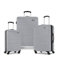 Samsonite Evolve SE Hardside Expandable Luggage with Double Spinner Wheels, Titanium, 3PC Set (CO/M/L)