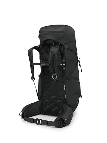 Osprey Talon 44L Men's Lightweight Hiking Backpack - Daypack for Travel & Camping, Black/Coal Grey, L/XL