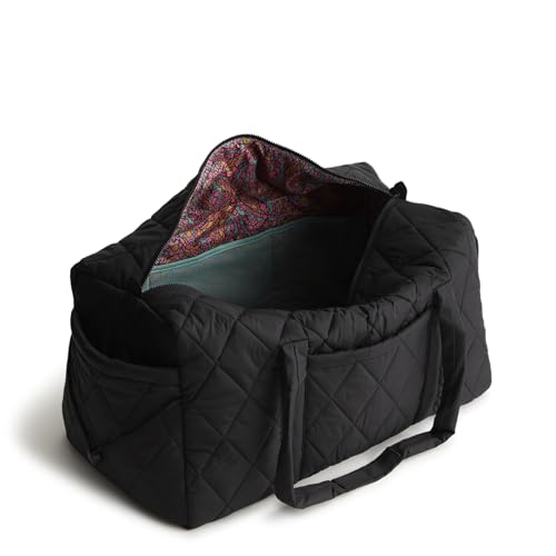 Vera Bradley Women's Featherweight Large Original Duffel Bag – Carry-On Travel & Gym Bag – Moonless Night, 58L