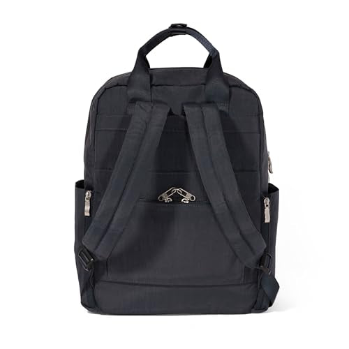 Baggallini Commuter Laptop Backpack - Lightweight 15x11 Travel Backpack w/RFID & Luggage Sleeve