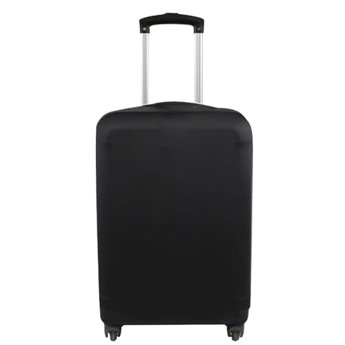 Explore Land Travel Luggage Cover Suitcase Protector Fits 31-32 Inch Case (Black, XL)