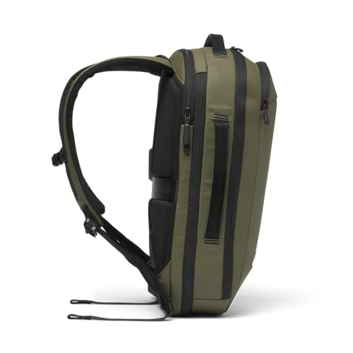 NOMATIC Navigator RS Pack 15L: 15L Premium Backpack w/ 6L Built-In Expansion - Water Resistant Anti Theft Backpack - Laptop Bag - Computer Backpack - Expandable Ranger Green Backpack