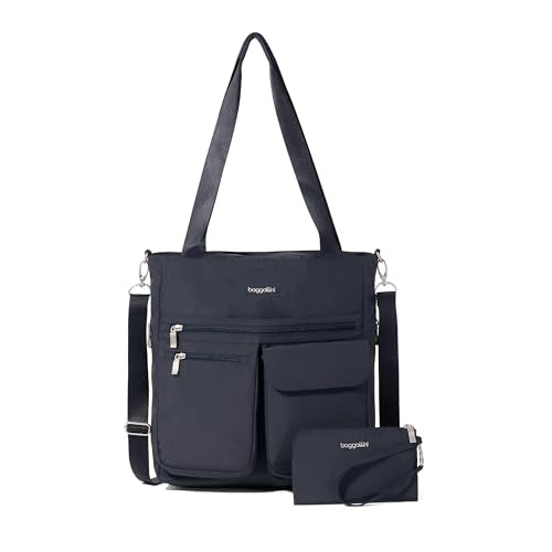 Baggallini Everywhere Tote - 12.5" x13.9” Tote Bag for Women - Lightweight Work Travel Carry On Bag