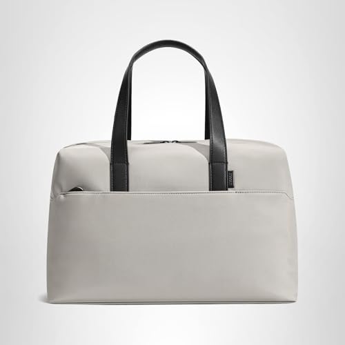 Away The Everywhere Bag - Airline Approved Carry-On Bag with Padded Laptop Pocket, Detachable Shoulder Strap - Water-Repellent Carry-On Duffle Bag - Cloud Gray