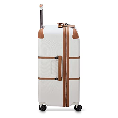 DELSEY PARIS Chatelet Air 2.0 - Hardside Checked Luggage Trunk 26 Inch - TSA Lock - 360° Spinner Wheels - Polycarbonate Travel Suitecase - Angora