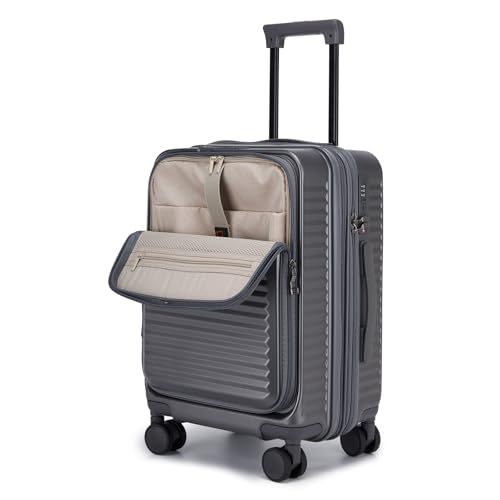LARVENDER Carry On Luggage 22x14x9 Airline Approved, Suitcases with Wheels