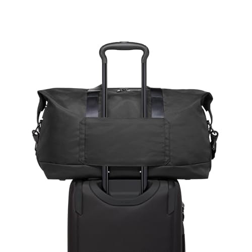 Tumi Unisex Double Expansion Duffel, Black, One Size
