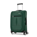 Samsonite Carry-On Soft-Sided Expandable 21-Inch Element Suitcase: Airline Approved for Most Major Airlines, Durable, 360° Spinner Wheels, Adjustable Handle, 2 Front & Side Pocket- Bistro Green