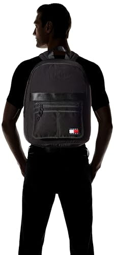 TOMMY HILFIGER U BACKPACK Black AM0AM11147BDS tommy jeans mission backpack Black ND choice=P, Black, Black, Jogger
