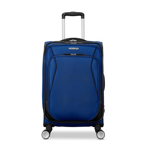 American Tourister 4 KIX 3.0 Carry-On 20-Inch Spinner, SAPPHIRE BLUE
