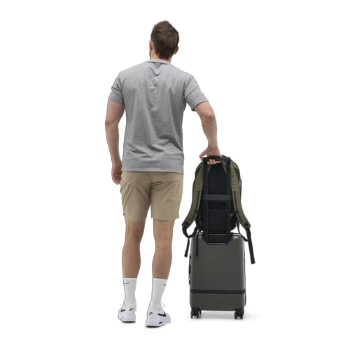 NOMATIC Navigator RS Pack 15L: 15L Premium Backpack w/ 6L Built-In Expansion - Water Resistant Anti Theft Backpack - Laptop Bag - Computer Backpack - Expandable Ranger Green Backpack