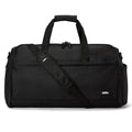 Halfday Convertible 2-in-1 Premium Garment Duffel Weekender Bag 45L: Wrinkle-Free Travel (Hanging Suit Compartment, Shoe Pockets, Trolley Sleeve), Balistic Nylon Carry-on, Jet
