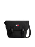 Tommy Jeans Men's Essential Daily Messenger,BLACK One Size