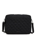 Vera Bradley Women's Performance Twill Laptop Crossbody Workstation, Black, One Size