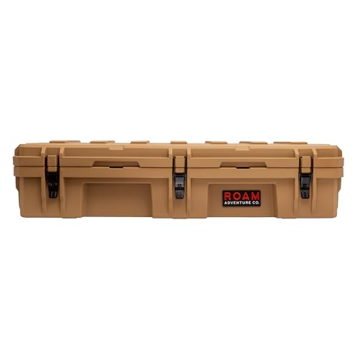 ROAM Rugged Cargo Box - Heavy Duty Roof-Mounted Storage Case, Lockable Waterproof Camping Gear Organizer, Truck Bed Storage Bin, Adventure Ready Overland Gear for Off-Road Travel