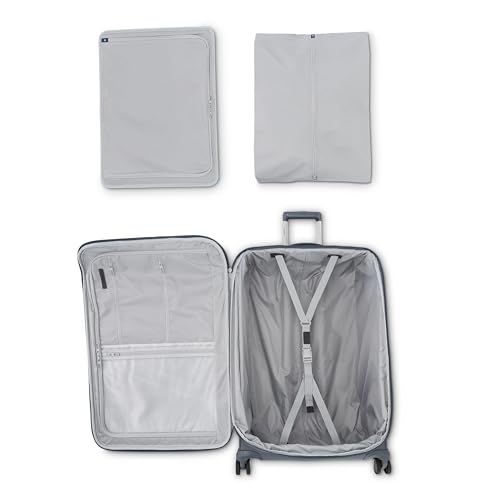 Samsonite Elevation Plus 30-Inch Large Checked Luggage - Expandable Softside Spinner Suitcase - Slate