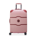 DELSEY PARIS Chatelet Air 2.0 - Hardside Luggage Checked medium 24 Inch - TSA Lock - 360° Spinner Wheels - Polycarbonate Travel Suitcase, Pink