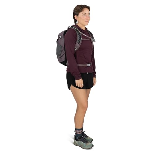 Osprey Sportlite 15L Lightweight Hiking Backpack with Hydraulics Reservoir for Men & Women - Everyday Hydration Travel Bag, Torrent Blue