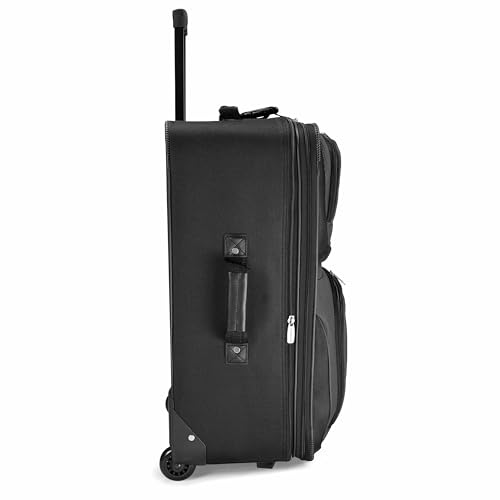 Travel Select Amsterdam Softside Expandable Luggage with Rolling Wheels, Gray, 4-Piece Set (15/21/25/29)