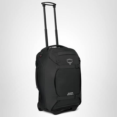 Osprey Sojourn Shuttle 22"/45L Wheeled Duffel Bag, Black
