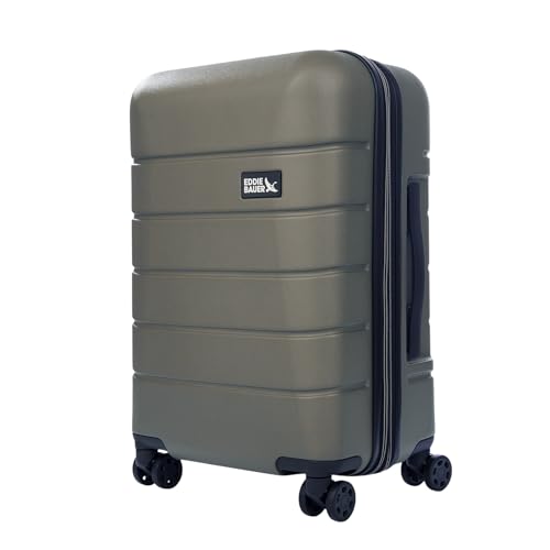 Eddie Bauer Glacier Carry-On 22" Luggage | Hardside | Spinner Wheels | Expandable | Lightweight | Travel Essentials - Sprig Green