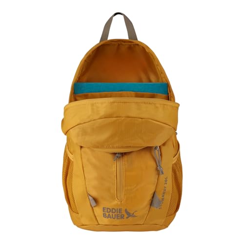 Eddie Bauer Stowaway Packable Backpack | Travel | Outdoor | Lightweight | Foldable | Durable | Ripstop Polyester | 20L - Field Gold