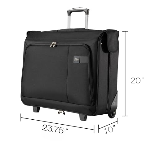 Skyway Sigma 7.0 Rolling Garment Bag – Wrinkle-Free Suit Bag with Wheels, Durable Travel Bag for Suits, Dresses & Garment Organization